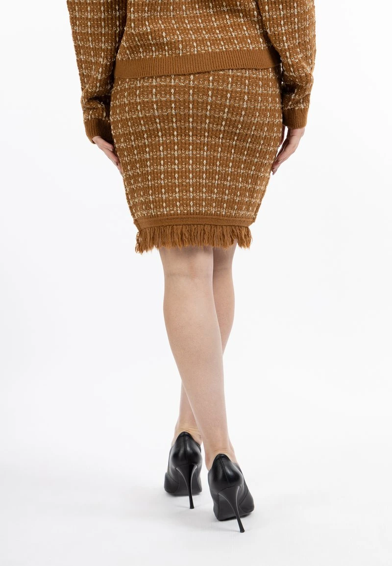 Faina Bleistiftrock - Braun 5 Faina Bleistiftrock - Braun - Image 3