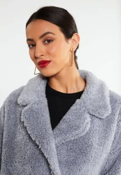 Faina TASSIA - Klassischer Mantel - Grau Melange -Faina Verkauf 0e17b82fb58a40aea6877d6b67538b28