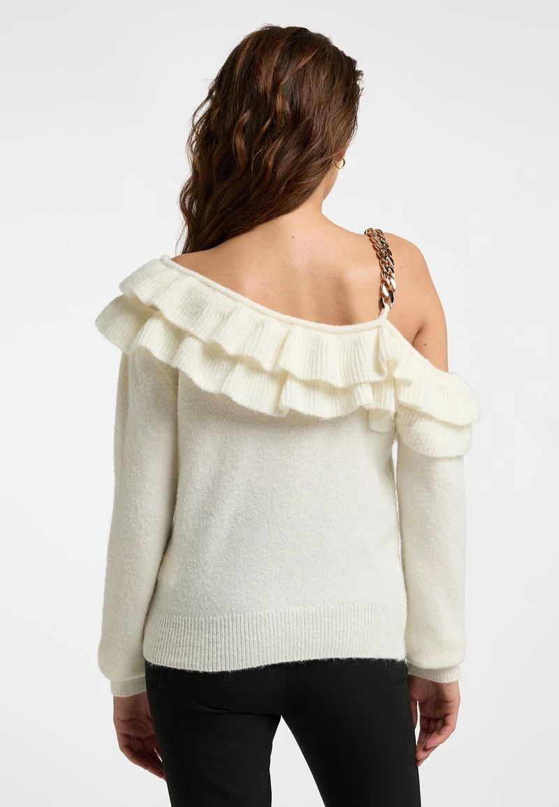 Faina Strickpullover - Weiss 5 Faina Strickpullover - Weiss - Image 3