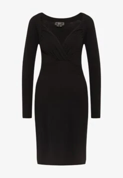 FAINA NASCITA - Strickkleid - Schwarz 12 FAINA NASCITA - Strickkleid - Schwarz -Faina Verkauf 0f690b1b257240bba33d2b975fcc69c7