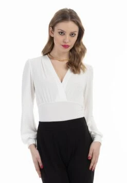 Faina Langarmshirt - Weiss -Faina Verkauf 11100849ca19449b8fc2ac0dd55602e3 1