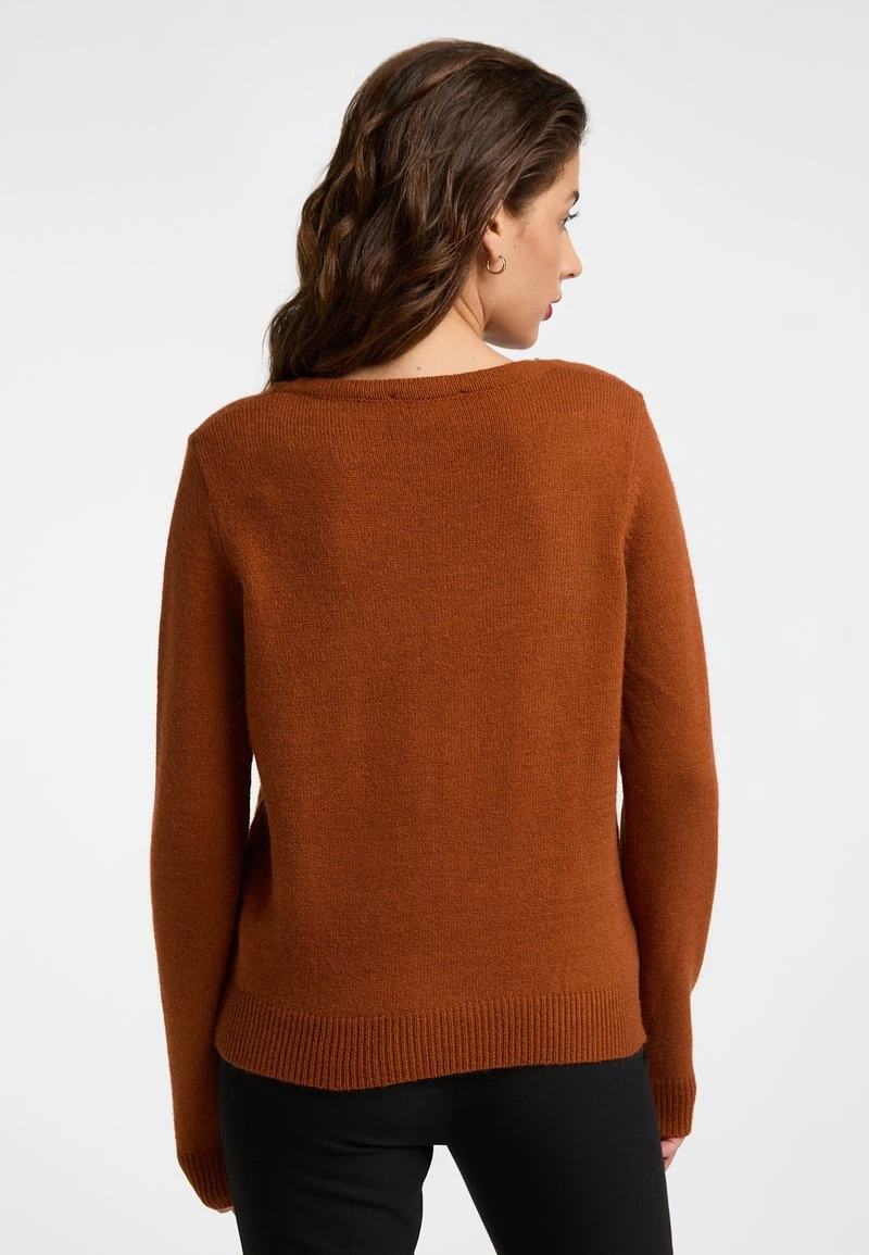 Faina TUXE - Strickpullover - Dunkelkamel 5 Faina TUXE - Strickpullover - Dunkelkamel - Image 3