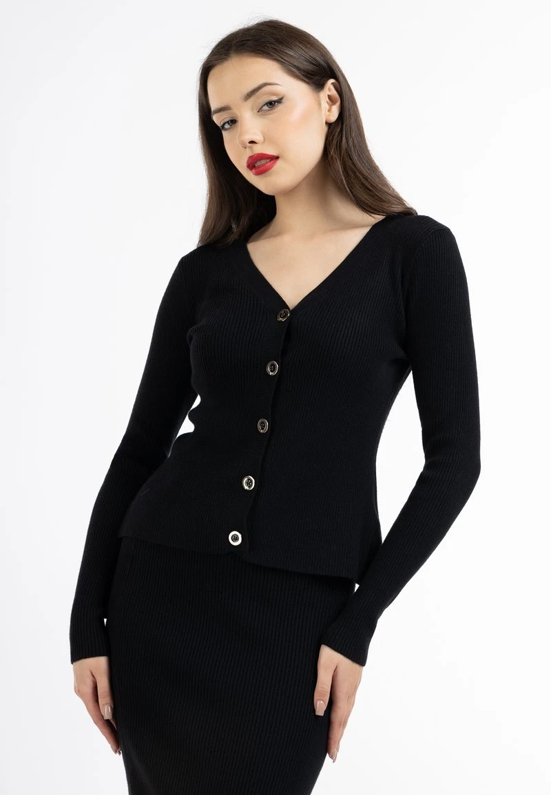 Faina TYLIN - Strickjacke - Schwarz 8 Faina TYLIN - Strickjacke - Schwarz - Image 6