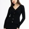 Faina TYLIN - Strickjacke - Schwarz -Faina Verkauf 174434e7f2b143b3877496c215652b4d