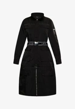 Faina Trenchcoat - Schwarz 12 Faina Trenchcoat - Schwarz -Faina Verkauf 1be9b79633074244b4e12fa532b25a30