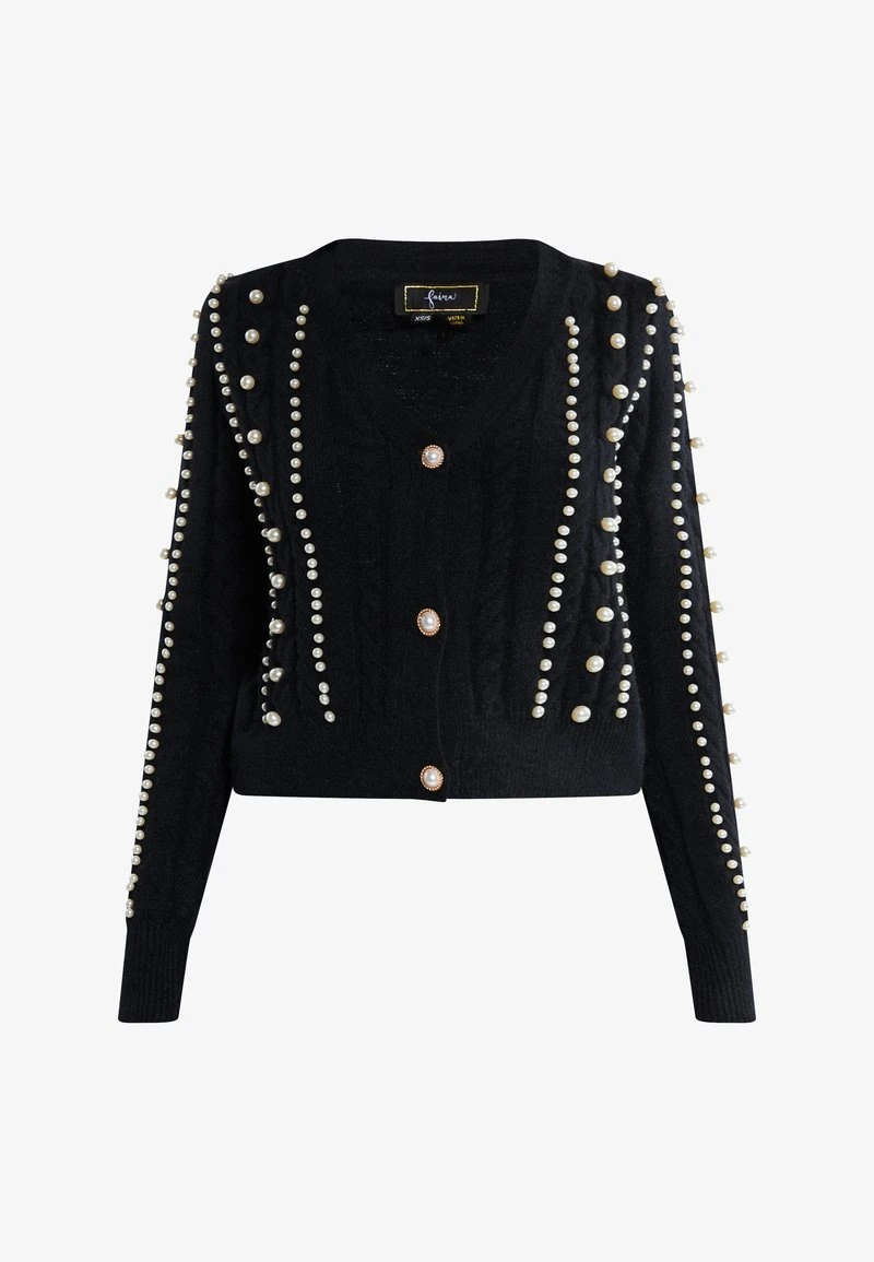 Faina TUXE - Strickjacke - Schwarz 7 Faina TUXE - Strickjacke - Schwarz - Image 5