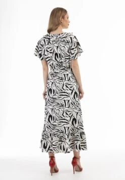 Faina MIT ZEBRA-PRINT - Freizeitkleid - Weiss/schwarz -Faina Verkauf 1dce4b741cab42ed95c8183584c20839