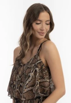 Faina MIT SCHLANGENPRINT - Maxikleid - Beige Schlange -Faina Verkauf 21b2907f9fb04f71bc6c760e98a86e7e