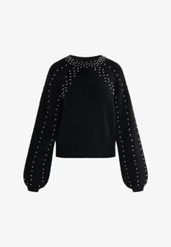 Faina KOOSH - Strickpullover - Schwarz -Faina Verkauf 2530f8cdfffb4fbc93bb53c5c80fb108