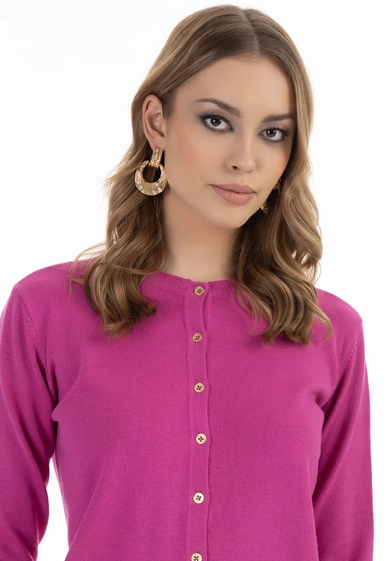 Faina Strickjacke - Pink 6 Faina Strickjacke - Pink - Image 4