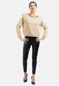 Faina Strickpullover - Beige -Faina Verkauf 32c645522a834eac915c254433d05e7c 1