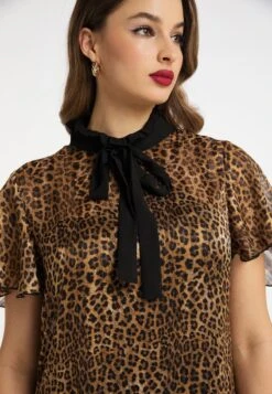 FAINA NAEMI - Freizeitkleid - Braun -Faina Verkauf 3319d778345b467f9a413690ba464e76