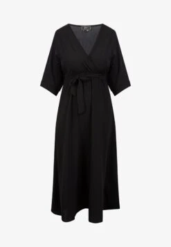 Faina MIDI - Freizeitkleid - Schwarz -Faina Verkauf 3629c65b02744766a73688de52ffdb69