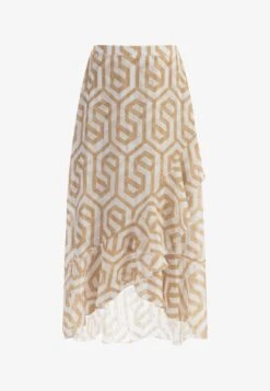 Faina A-Linien-Rock - Beige Weiss -Faina Verkauf 3dec1510268b42e3980deea3329d2c18