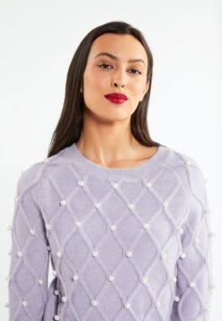 Faina Strickpullover - Hellviolett -Faina Verkauf 3e0f906987eb461790b272d96608fe4a