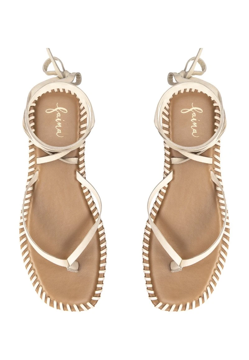 Faina Zehentrenner - Cremefarben 6 Faina Zehentrenner - Cremefarben - Image 4