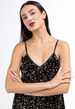 Faina PAILLETTEN DULCEY - Cocktailkleid/festliches Kleid - Kupfer -Faina Verkauf 4396e116244a46368bee774b65bfcbf9