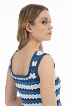 Faina TANK - Top - Blau Mehrfarbig 11 Faina TANK - Top - Blau Mehrfarbig -Faina Verkauf 4a1950c73dac47bcaa2d18e5ef865651