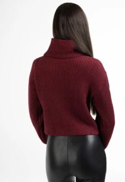 Faina KOOSH - Strickpullover - Dunkelkirschrot -Faina Verkauf 4ac6337362344067a4ce7f9f860c4d5d