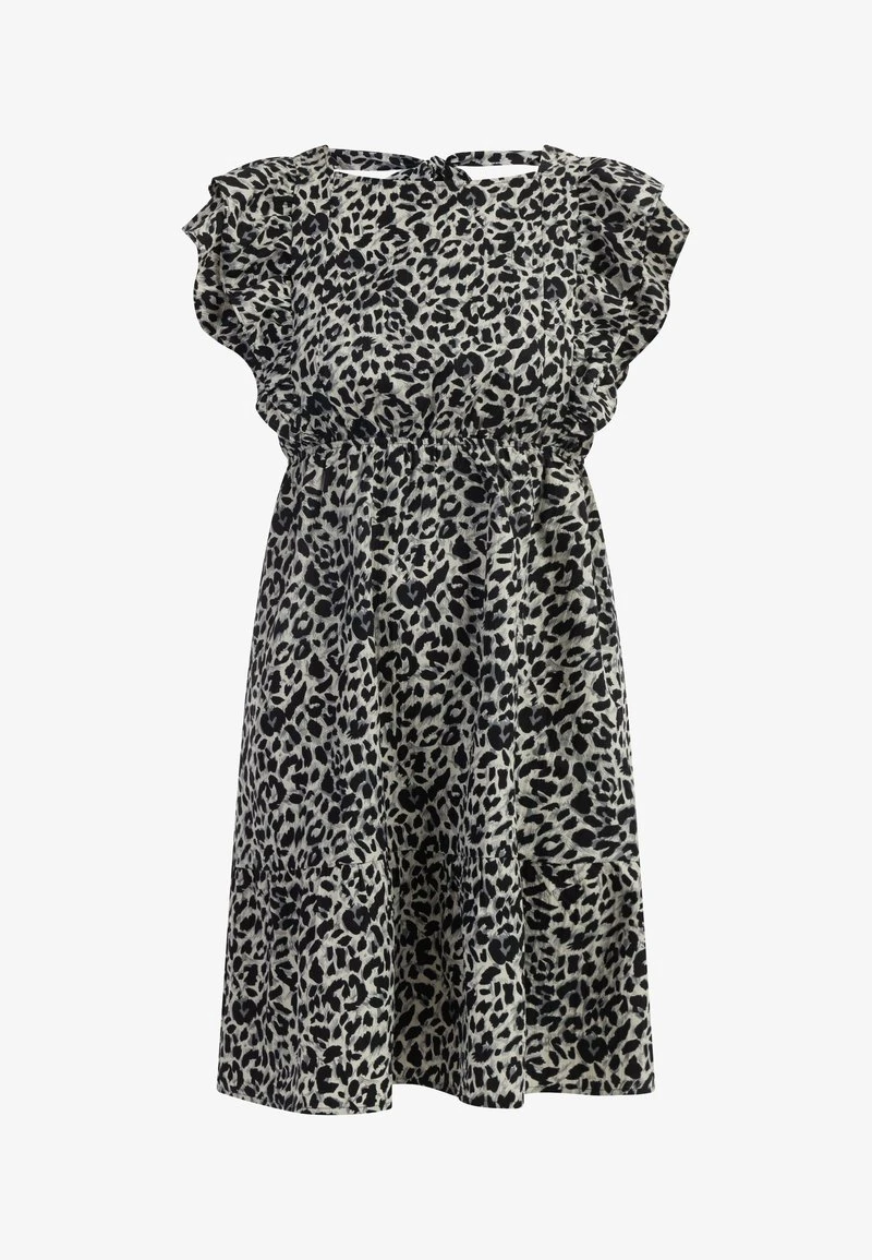 Faina LEOPRINT - Freizeitkleid - Grau Leo 7 Faina LEOPRINT - Freizeitkleid - Grau Leo - Image 5