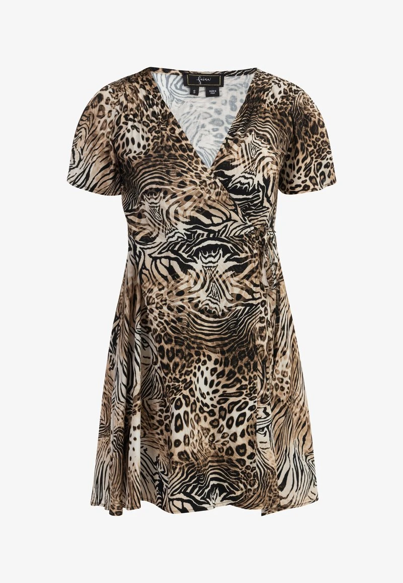 Faina MIT ANIMAL-PRINT - Freizeitkleid - Pink 8 Faina MIT ANIMAL-PRINT - Freizeitkleid - Pink - Image 6