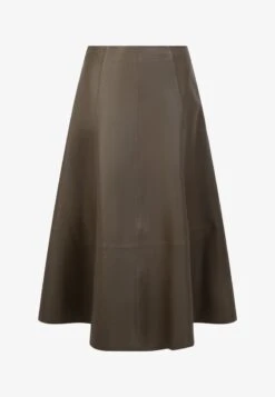 Faina A-Linien-Rock - Taupe -Faina Verkauf 4ed189e81d014cfc8f080bf44ff219b6