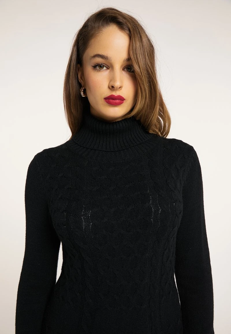 FAINA IMANE - Strickkleid - Schwarz 6 FAINA IMANE - Strickkleid - Schwarz - Image 4