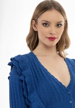 Faina Strickjacke - Königsblau 11 Faina Strickjacke - Königsblau -Faina Verkauf 52dcc9098f9441b195e85097f18a40b4