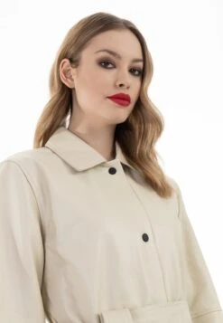 Faina Klassischer Mantel - Wollweiss -Faina Verkauf 5620192f316b42cd9decfa45e9963708