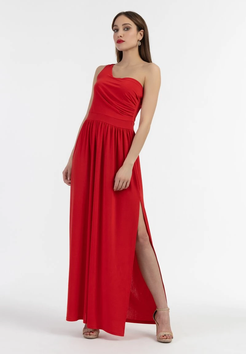 Faina ONE-SHOULDER - Maxikleid - Rot 4 Faina ONE-SHOULDER - Maxikleid - Rot - Image 2