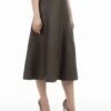 Faina A-Linien-Rock - Taupe 2 Faina A-Linien-Rock - Taupe -Faina Verkauf 58ff6fca021b49d78b05a223e1828bb1