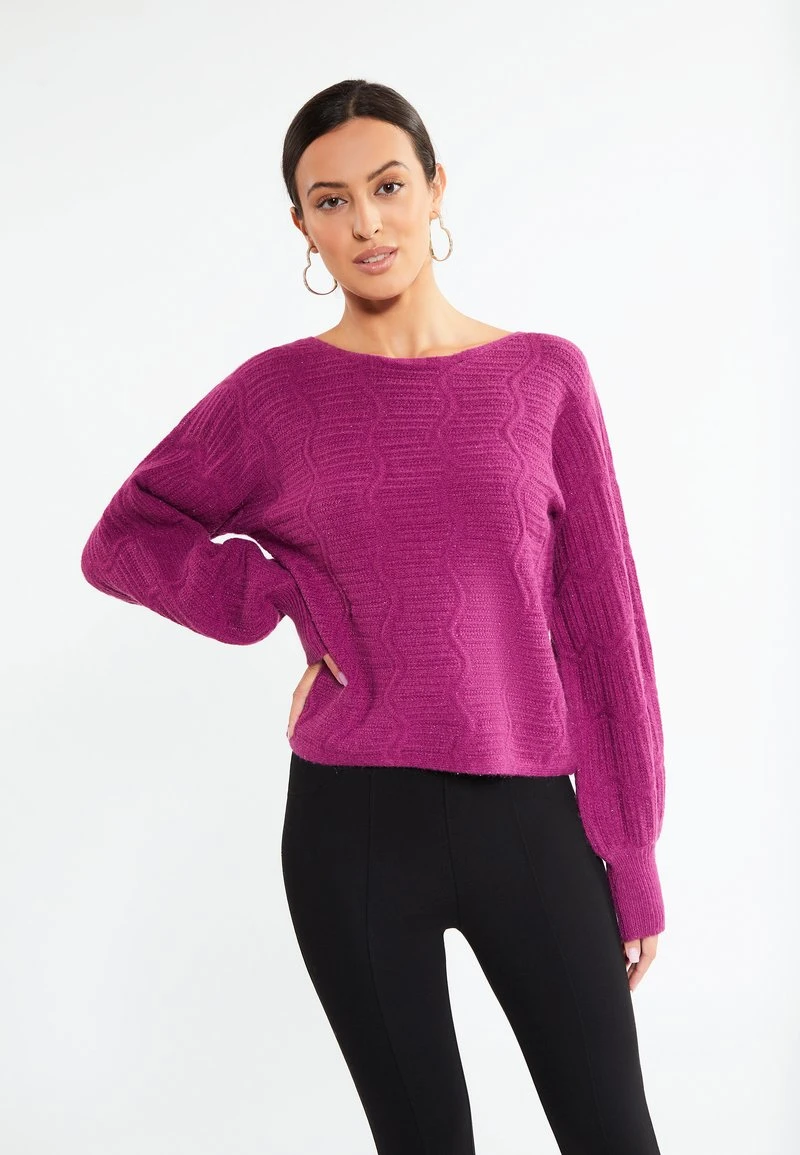 Faina KOOSH - Strickpullover - Fuchsia 3 Faina KOOSH - Strickpullover - Fuchsia