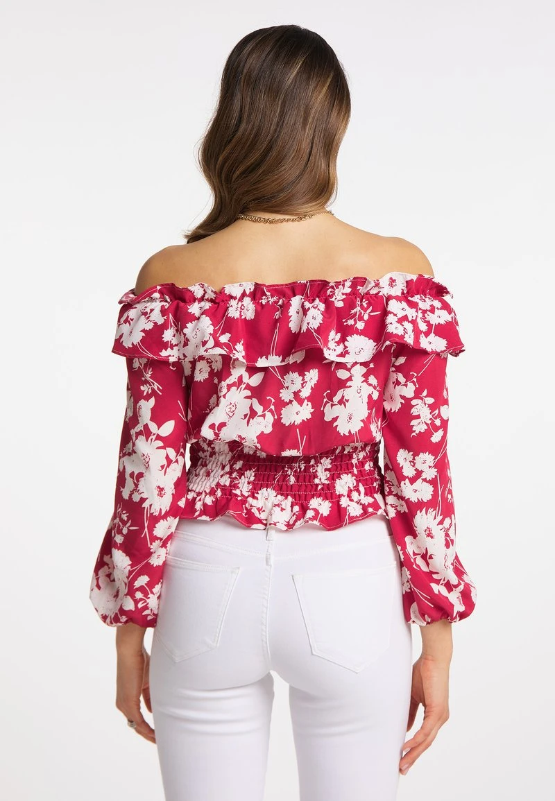 FAINA MIOKI - Bluse - Rot Weiss 5 FAINA MIOKI - Bluse - Rot Weiss - Image 3