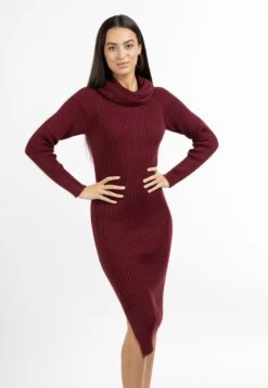 Faina KOOSH - Etuikleid - Dunkelkirschrot -Faina Verkauf 65d3ad5878a449378975a21957e3dfdb 1