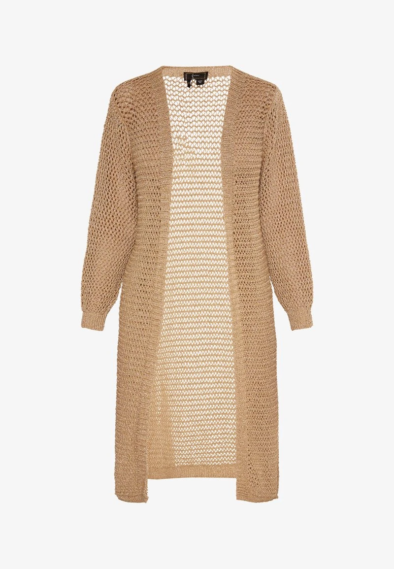 Faina MIT EFFEKTGARN - Strickjacke - Creme Gold 7 Faina MIT EFFEKTGARN - Strickjacke - Creme Gold - Image 5