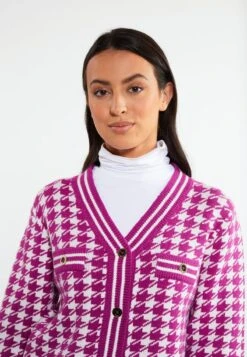 Faina KOOSH - Strickjacke - Fuchsia -Faina Verkauf 6beb8273ab574c6da5fad959247fe988