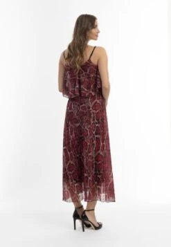 Faina MIT SCHLANGENPRINT - Maxikleid - Rot Schlange -Faina Verkauf 6ea45fc46d1544f98c34c558270efefb