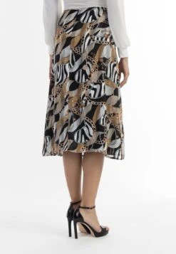 Faina MIT ALLOVER-PRINT CANEVA - A-Linien-Rock - Schwarz Mehrfarbig -Faina Verkauf 6fe12fa5664c4e13a21a1735d895d619