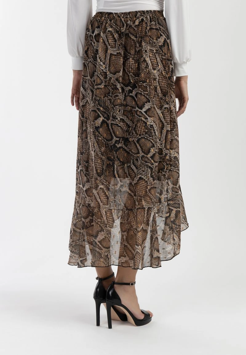 Faina Maxirock - Beige Schlange 5 Faina Maxirock - Beige Schlange - Image 3