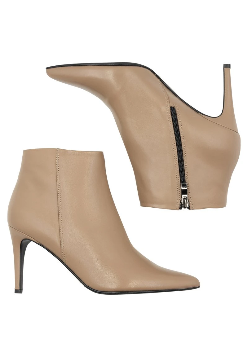 Faina High Heel Stiefelette - Beige 7 Faina High Heel Stiefelette - Beige - Image 5