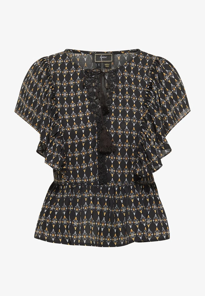 FAINA MINYA - Bluse - Schwarz 7 FAINA MINYA - Bluse - Schwarz - Image 5