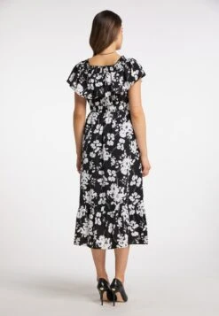 FAINA MIOKI - Freizeitkleid - Schwarz Weiss -Faina Verkauf 808083385fc643f99ad6463928c59ae3