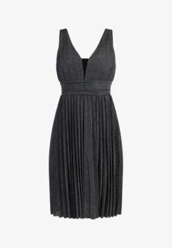 Faina MIDI - Cocktailkleid/festliches Kleid - Schwarz Silber -Faina Verkauf 814390d32d194daa88b4f1b1f9fa6c6a