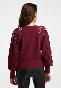 Faina TYLIN - Strickpullover - Dunkelkirschrot -Faina Verkauf 83436c4f3438477eb63a30b86e50f4bd