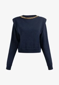 Faina Strickpullover - Marine 12 Faina Strickpullover - Marine -Faina Verkauf 87ca8e84027b417ba3d1dcff64f07ccd