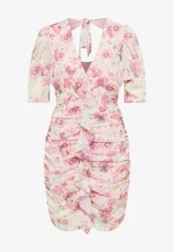 Faina DRAPIERTES KOOSH - Etuikleid - Weiss Mehrfarbig -Faina Verkauf 8b911f0413b440f4a9a8724a537d7db6