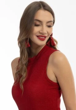 Faina IN GLITZER OPTIK - Body - Rot -Faina Verkauf 8f13cdf614424e579ad0ad831e6249d6