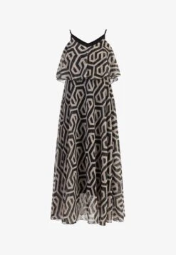 Faina Maxikleid - Schwarz Beige 12 Faina Maxikleid - Schwarz Beige -Faina Verkauf 912a633f8f884aef81e8d825857866de