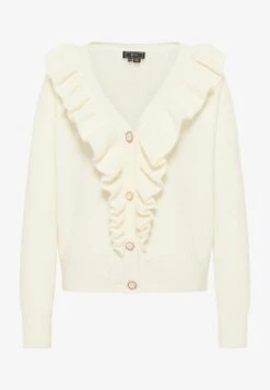 Faina Strickjacke - Weiss 12 Faina Strickjacke - Weiss -Faina Verkauf 96392a013ca94b029eb3ecbab92cd390