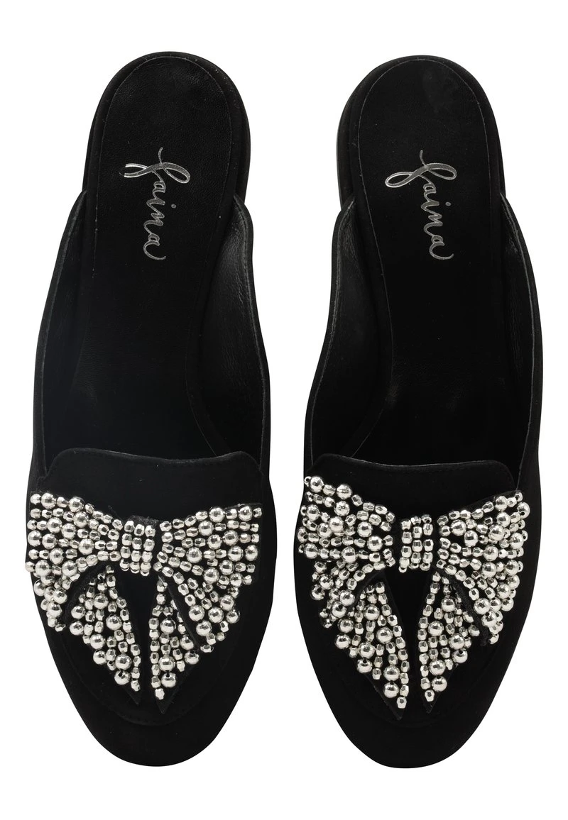 FAINA DULCEY - Pantolette Flach - Schwarz 6 FAINA DULCEY - Pantolette Flach - Schwarz - Image 4